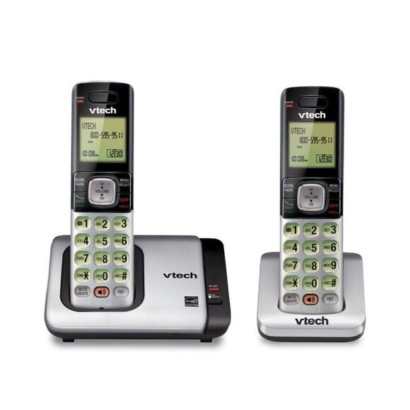Vtech 2 Handset Cordless Phone With Caller ID/ Call Waiting - Picture 6 of 6